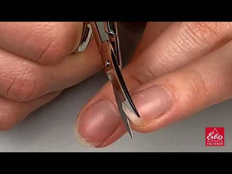 Tijeras para uñas Erbe solingen microdentadas 9cm (erbe91380)