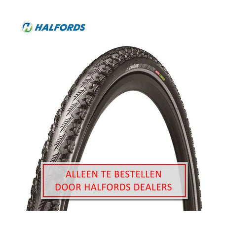 Halfords 28x1 5 8x1 3 8 hilo reflex negro estándar