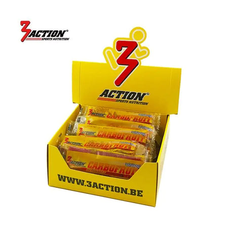3action carbofruit fresa 37,5 gramos - caja expositora 25 piezas - 1202030001