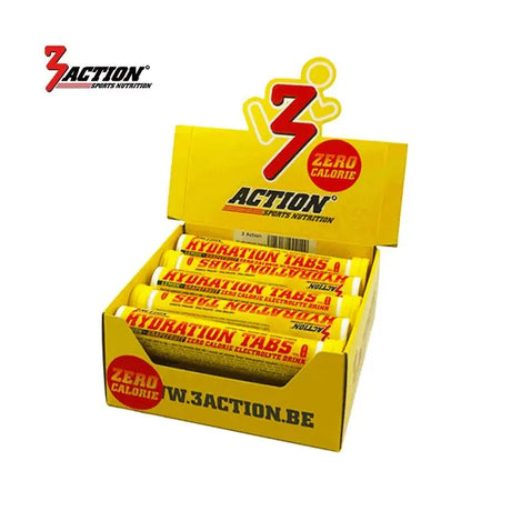 Pastillas de hidratación 3action limón tubo 20 pastillas - caja expositora 10 piezas - 1202040001
