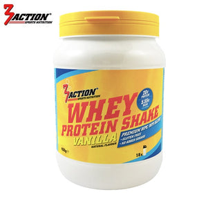 Batido de proteína de suero 3action vainilla 450 gramos 1201000050