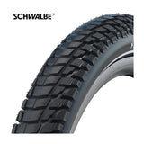 Schwalbe neumático exterior marathon plus tour smartguard 28 x 1,50 40-622 mm - negro con reflejo