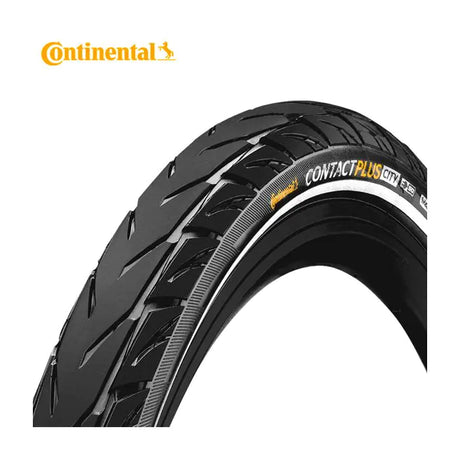 Continental Tire Contact Plus City 42-622 (28x1.60) Reflejo negro