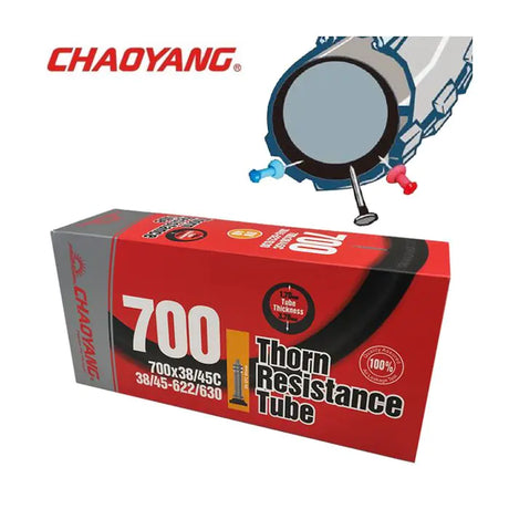 Chaoyang 28x1.50 1.75 (40 47-622) antipinchazos 3.7 mm (resistencia a espinas) dv 40 mm y122618+3