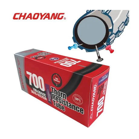Chaoyang 28x1.50 1.75 (40 47-622) antipinchazos 3.7 mm (resistencia a espinas) fv 48 mm y122608+3