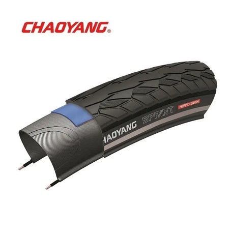 Chaoyang 28x1.75 (47-622) hilo réflex sprint negro con antipinchazos kevlar-floc de 1,5 mm eba0205001w