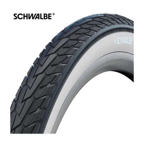 Schwalbe clincher motion road cruiser 47-622 negro blanco