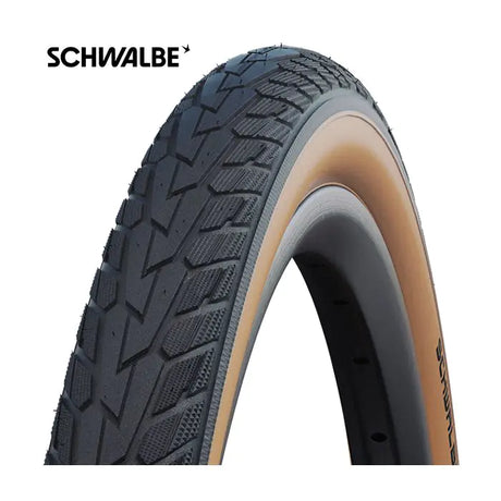 Schwalbe neumático road cruiser 28x1,75 47-622 rosca negro marrón