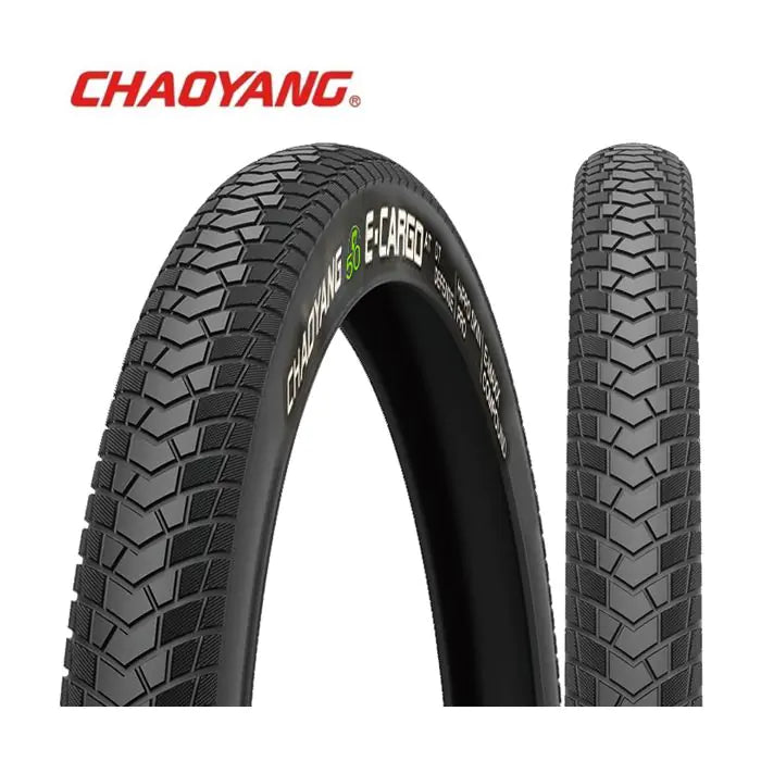 Chaoyang 26x2.15 (55-559) e-cargo negro rosca reflex doble carcasa con antipinchazo de 3 mm