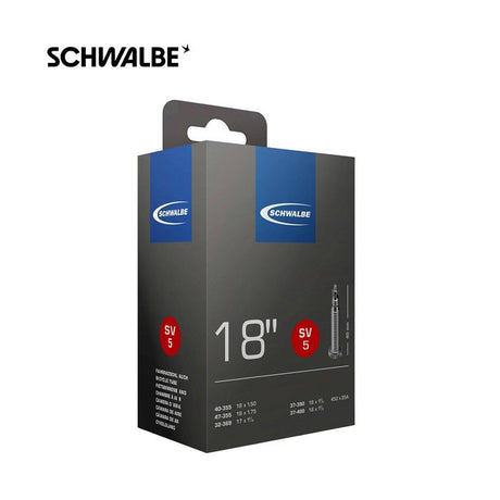 Schwalbe Tubo interior SV5 18 pulgadas 37 47-355-400 SV 40 mm