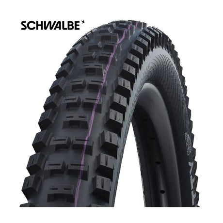 Banda plegable Schwalbe Big Betty Super Downhill 27.5 x 2.40 62-584 mm - Negro