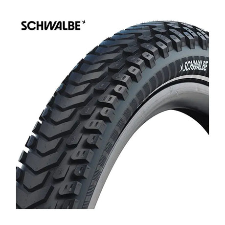 Schwalbe marathon mondial pro - plegable - addix - v-guard - 27,5x2,40 - negro + reflex