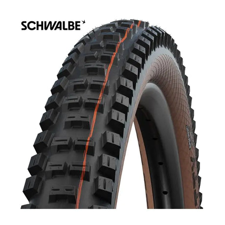 Banda plegable Schwalbe Big Betty Super Gravity 29 x 2.40 62-622 mm - Black Brown
