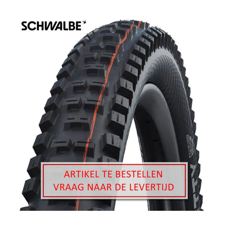 Banda plegable Schwalbe Big Betty Super Trail 29 x 2.40 62-622 mm - Negro