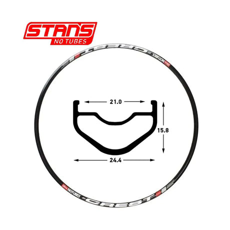 Llanta Stans notubes crest mk3 27.5 650b 32h negro snt