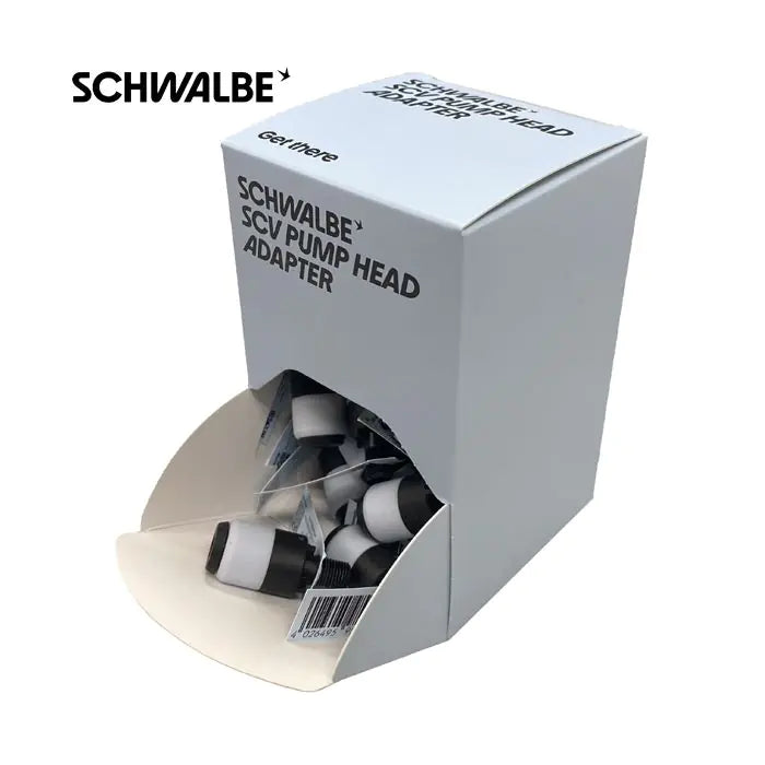 Adaptador de bomba de válvula clik (scv) de mostrador Schwalbe (25 piezas)