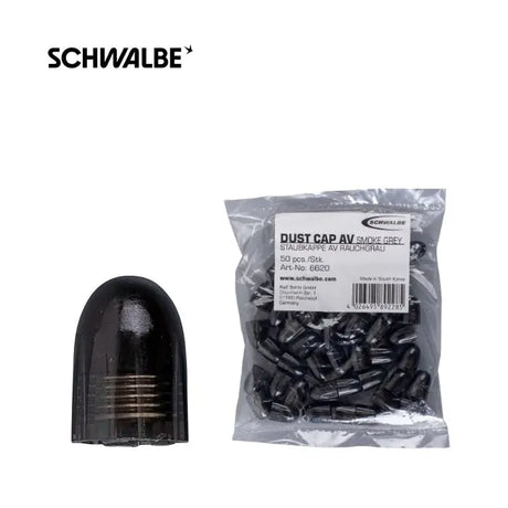 Tapa antipolvo Schwalbe av gris humo (bolsa de 50)