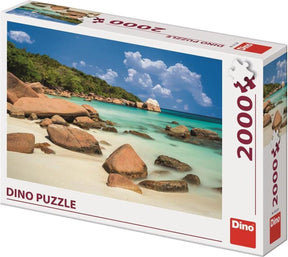 Dinotoys dino puzzle - isla praslin seychelles - 2000 piezas