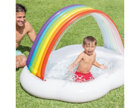 Piscina para bebés arcoiris