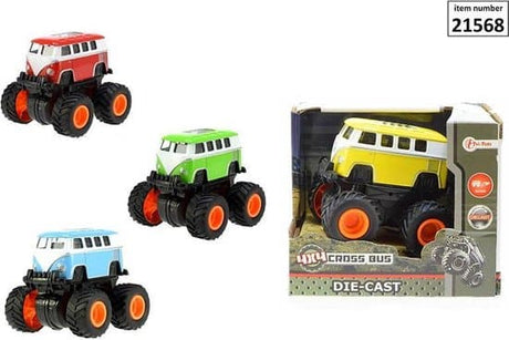 Jonotoys camioneta cruzada 4x4 de fundición a presión con accionamiento por fricción