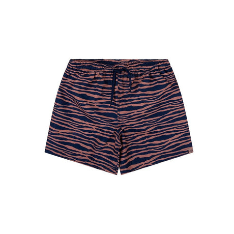 Rayas vibrantes | Bañador UV azul naranja niño