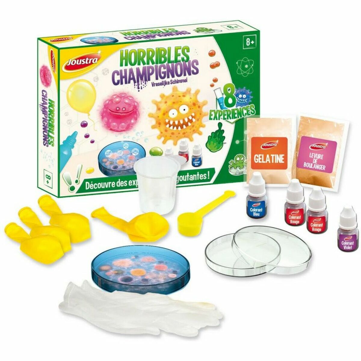 Caja de experimentos de molde terrible Joustra
