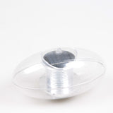 Justsun flotador solar ovalado con luz 8x15x8cm