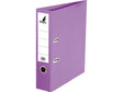 Carpeta canguro tamaño A4 con mecanismo de palanca de 2 anillas 75 mm violeta