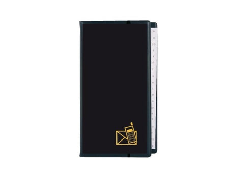 Registro telefónico canguro a-z 4 anillos negro
