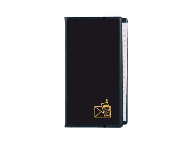 Registro telefónico canguro a-z 4 anillos negro