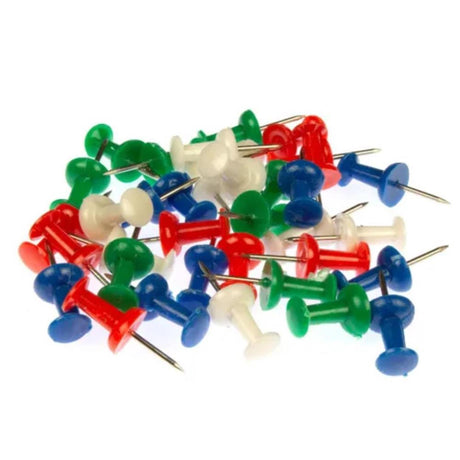 Chinchetas de color canguro, 40 piezas en una caja