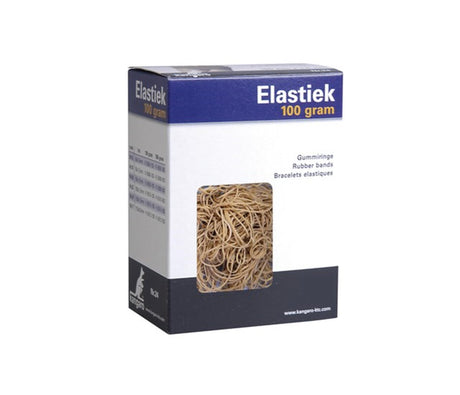 Elástico canguro - no. 20 - 90 x 1,5 mm - 100 gramos - natural
