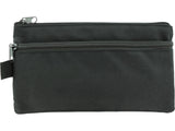 Estuche Kangaro plano 22x12cm estuche plano, 22x12cm negro