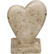 Kersten beeld heart beton beige 8x4x12cm