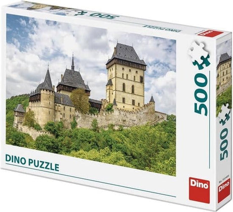 Dinotoys dino puzzle - Castillo Karlstejn en la República Checa - 500 piezas