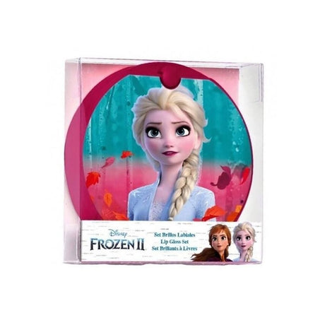 Set de brillo de labios Frozen de Disney con espejo.