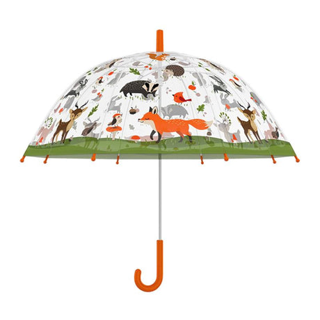 Esschert design paraguas infantil transporte de animales del bosque ã˜70,5cm
