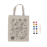 Esschert design Bolsa para colorear mariposas con pincel y 12 colores de pintura 29x35,5cm poliéster