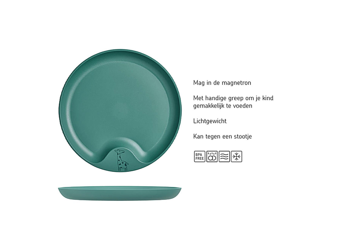 Plato infantil Mepal mio rosa intenso