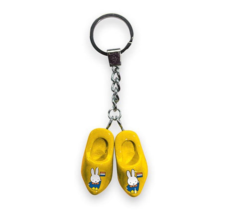 Llavero miffy 2 zuecos 4 cm amarillo
