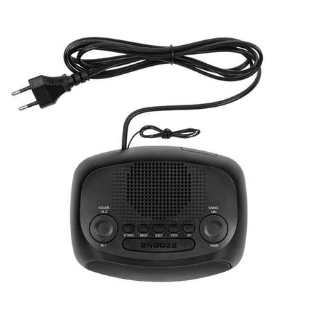 Kruger matz krã¼ger matz radio despertador fm am, negro