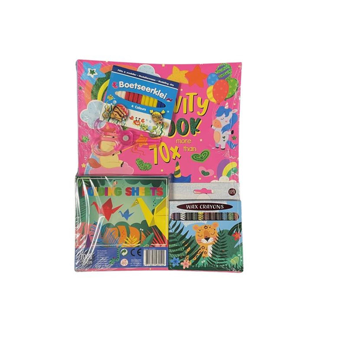 Paquete de manualidades para colorear de 5 piezas.