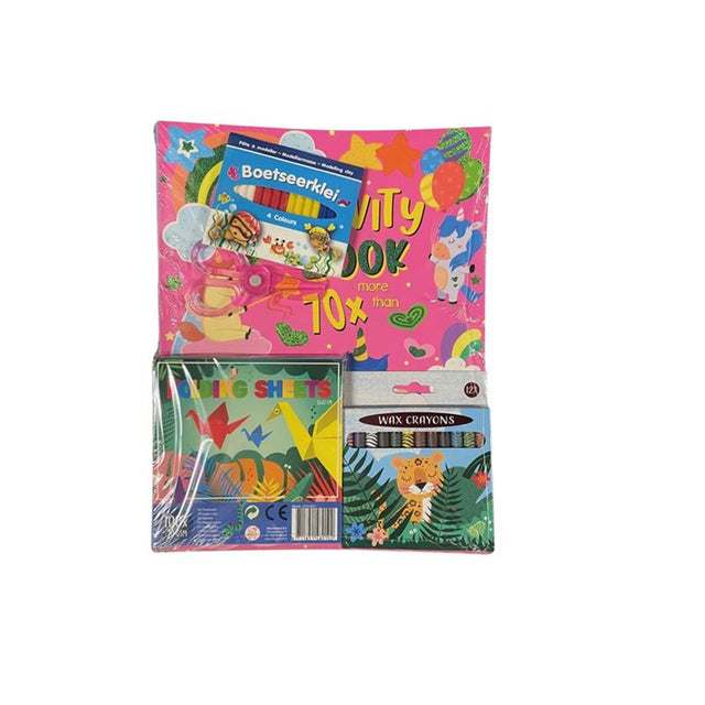 Paquete de manualidades para colorear de 5 piezas.