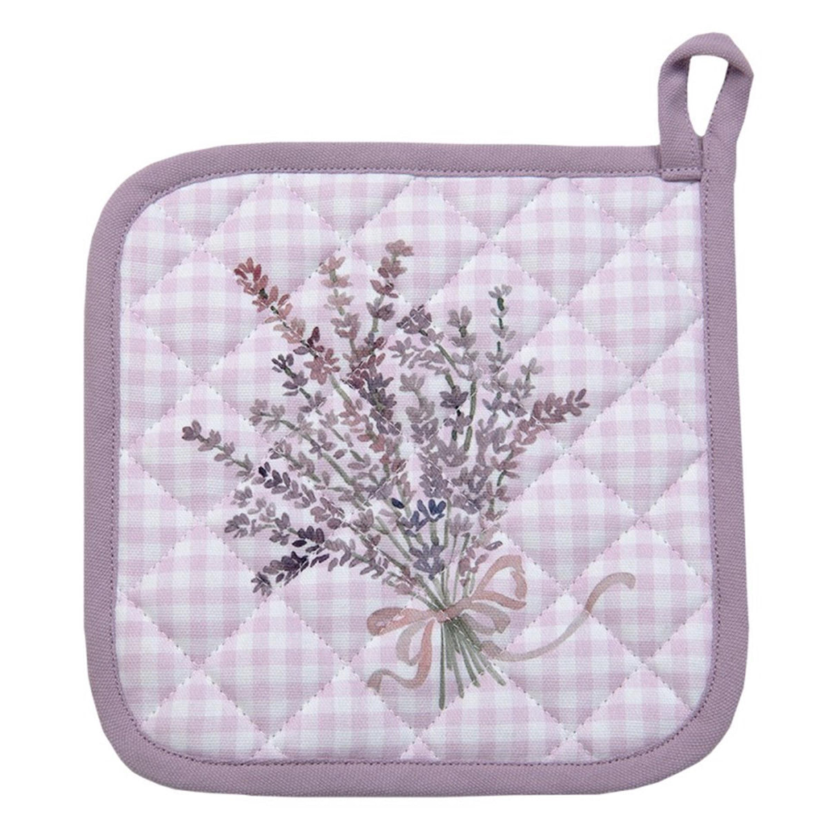 Clayre eef agarradera lavanda 20x20cm