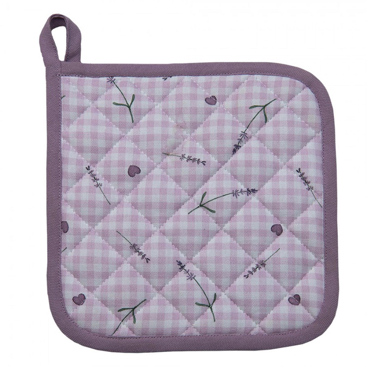 Clayre eef agarradera lavanda 20x20cm