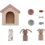 Juego de complementos para casa de muñecas Little Dutch, mascotas