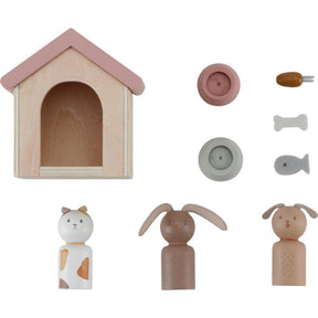 Juego de complementos para casa de muñecas Little Dutch, mascotas
