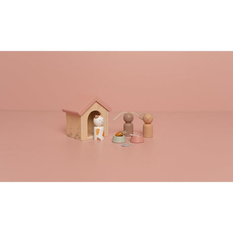 Juego de complementos para casa de muñecas Little Dutch, mascotas