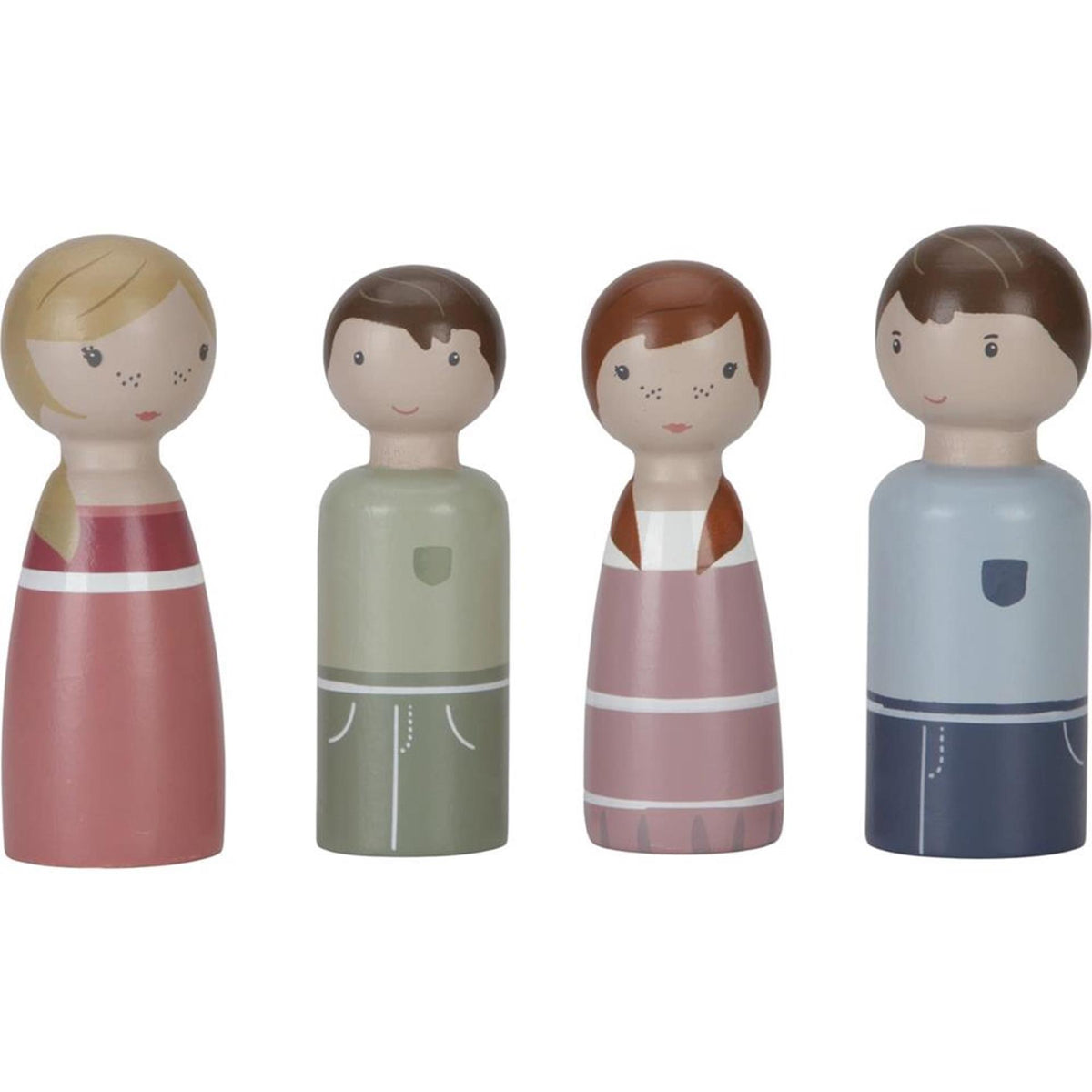 Conjunto de complementos para casa de muñecas Little Dutch familia Rosa