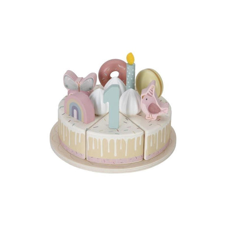 Tarta de cumpleaños Little Dutch Tiamo rosa madera FSC